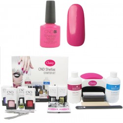 CND Shellac Hot Pop Pink Deluxe Nail Kit With Choice of Lamp