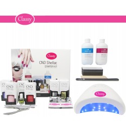 CND Shellac Deluxe Nail Kit With Classy Nails 48W LED Lamp