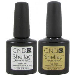 CND Shellac Top (15ml) and Base Coat Set (12.5ml)